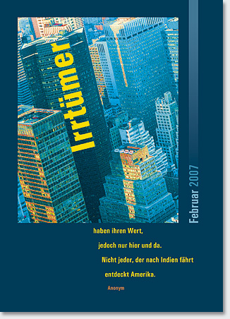 Gestaltung Kalender 2007 - Februar