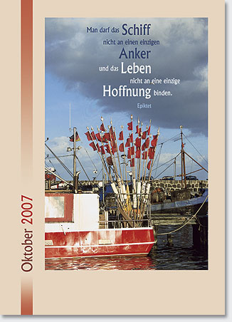 Gestaltung Kalender 2007 - Oktober