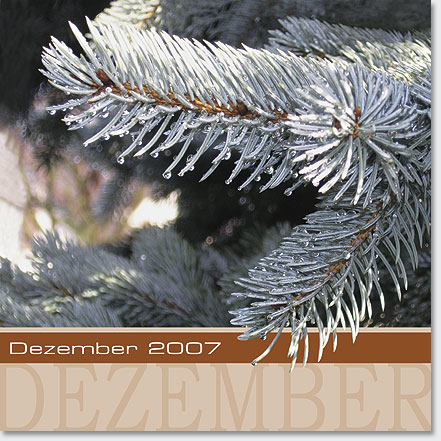 Gestaltung Kalender 2007 - Dezember