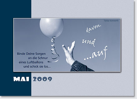 Gestaltung Kalender 2009 - Mai