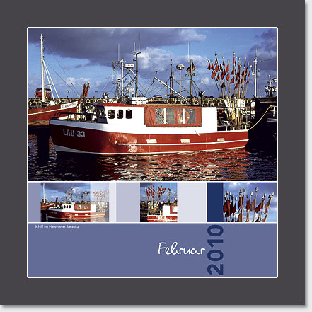 Gestaltung Kalender Rgen 2010 - Februar